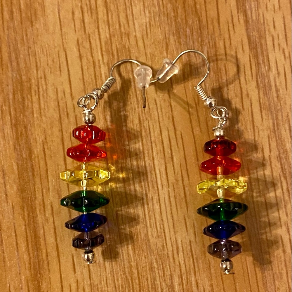 Rainbow earrings